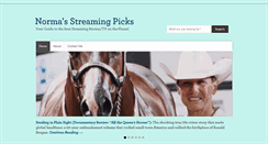 Desktop Screenshot of normasstreamingpicks.com
